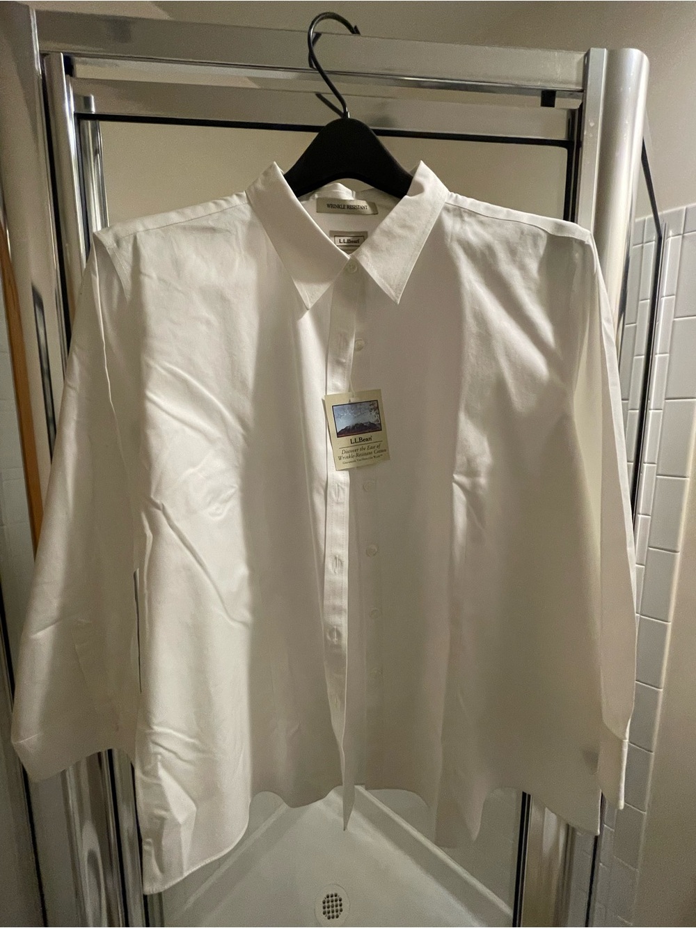 L.L. Bean Dress Shirt - Women’s  - White Button Dress Shirt - XL - NWT - Summer